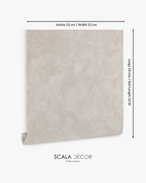Papel de Colgadura Texturas | Cool Greige Stucco Wallpaper