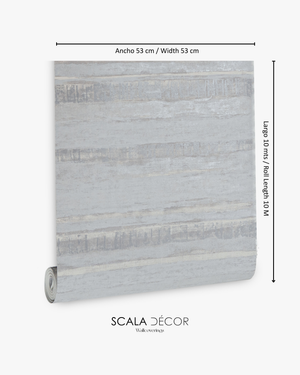 Papel de Colgadura Texturas | Cool Grey Strata Wallpaper