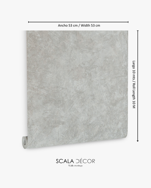 Papel de Colgadura Texturas | Cool Gray Stucco Wallpaper