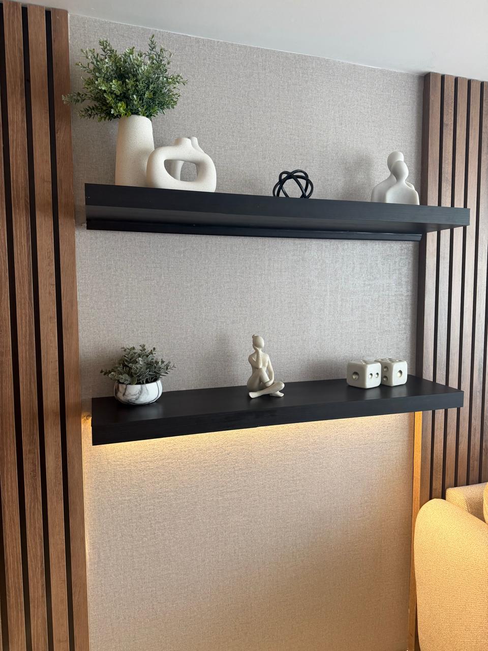 Papel de Colgadura Textil | Warm Grey Linen Wallpaper
