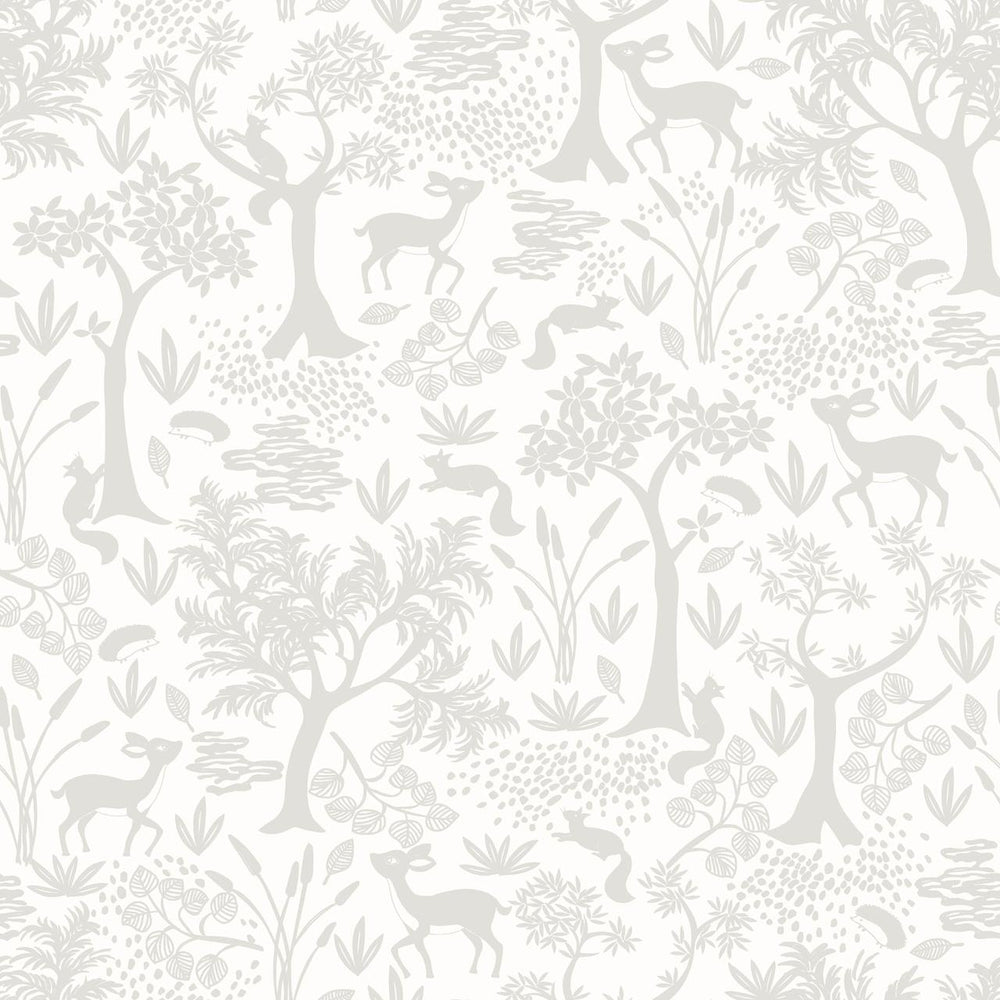 Papel de Colgadura Infantil de Bosque | Woodland Friends Wallpaper