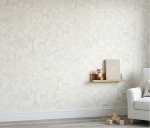 Papel de Colgadura Infantil de Bosque | Woodland Friends Wallpaper