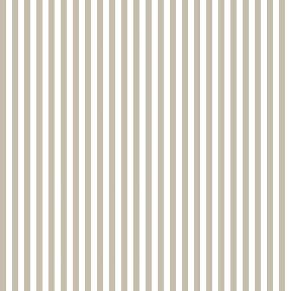Papel de Colgadura de Rayas | Warm Taupe Stripes Wallpaper