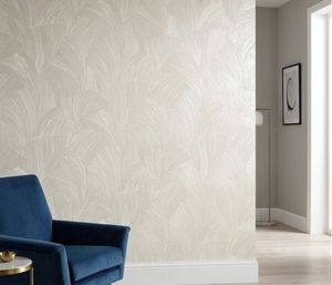 Papel de Colgadura Abstracto | Pearl Brushstrokes Wallpaper
