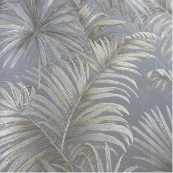Papel de Colgadura Tropical | Champagne Foliage Wallpaper