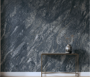 Papel de Colgadura Efecto Mármol | Charcoal Marble Wallpaper