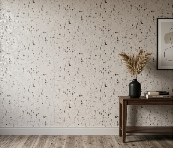 Papel de Colgadura Efecto Corcho | Blush Pearl Cork Wallpaper