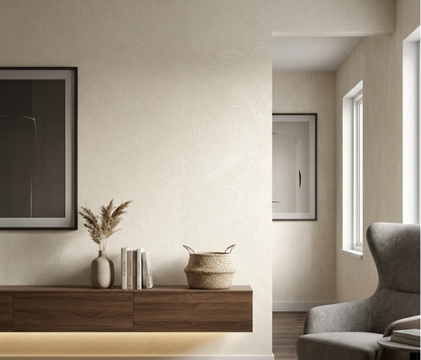 Papel de Colgadura Trama Entrecruzada | Ivory Pearl Crosshatch Wallpaper