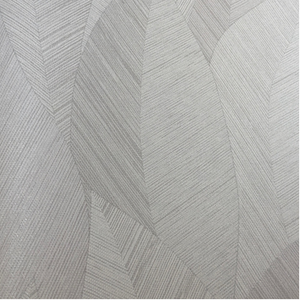 Papel de Colgadura Geométrico Tipo Espiga | Ivory Silver Herringbone Wallpaper