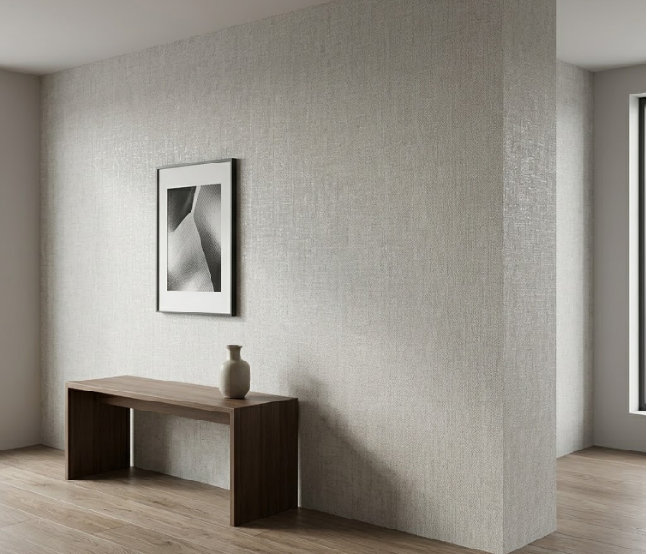 Papel de Colgadura Textura Artesanal | Silver Sage Texture Wallpaper