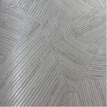 Papel de Colgadura Geométrico Facetado | Silver Facets Wallpaper