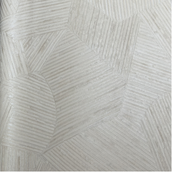 Papel de Colgadura Geométrico Facetado | Ivory Champagne Facets Wallpaper
