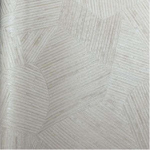 Papel de Colgadura Geométrico Facetado | Ivory Champagne Facets Wallpaper