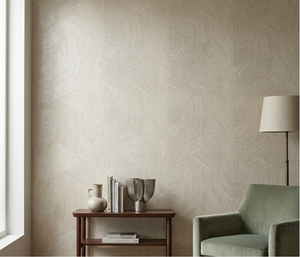 Papel de Colgadura Geométrico Facetado | Ivory Champagne Facets Wallpaper