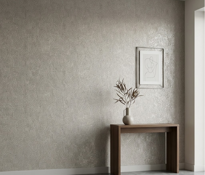 Papel de Colgadura Trama Entrecruzada | Champagne Taupe Crosshatch Wallpaper