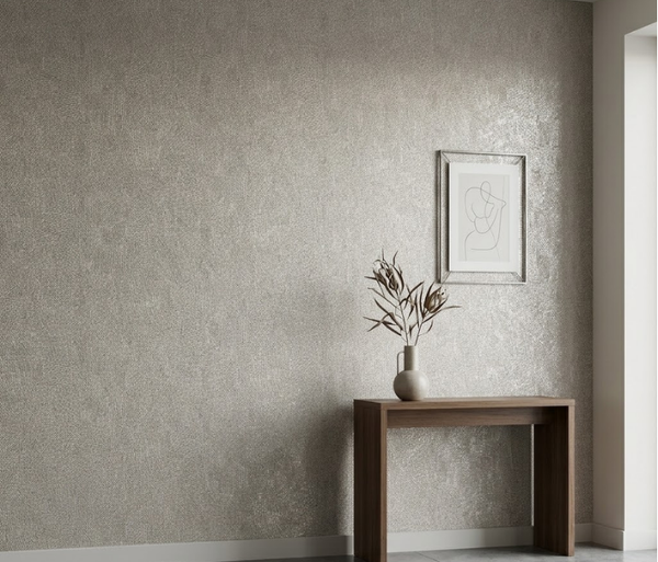 Papel de Colgadura Trama Entrecruzada | Champagne Taupe Crosshatch Wallpaper