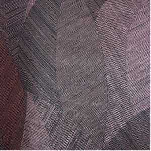 Papel de Colgadura Geométrico Tipo Espiga | Burgundy Copper Herringbone Wallpaper