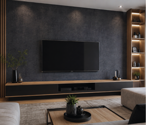 Papel de Colgadura Textura Artesanal | Charcoal Texture Wallpaper