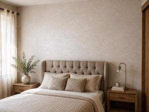 Papel de Colgadura Abstracto | Ivory Marble Wallpaper