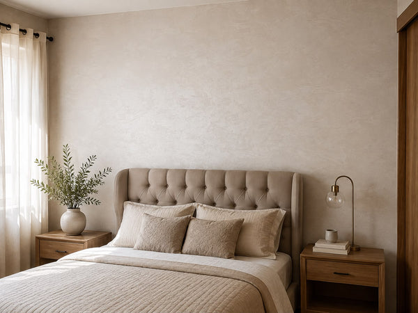 Papel de Colgadura Abstracto | Ivory Marble Wallpaper