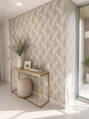 Papel de Colgadura Abstracto | Light Grey Ripple Wallpaper