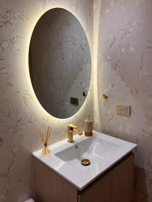 Papel de Colgadura Floral | Gold Foil Leaf Wallpaper