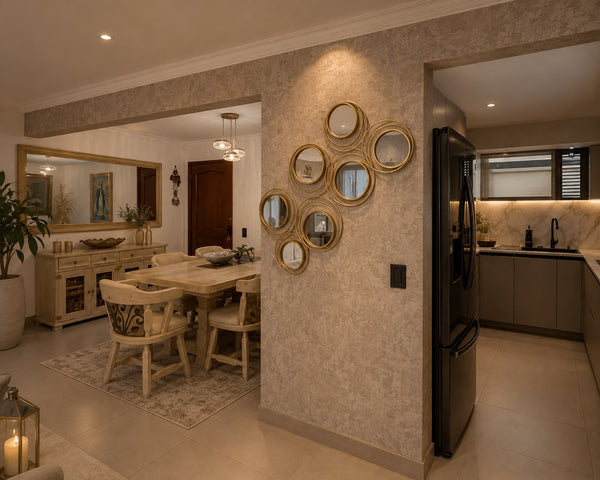 Papel de Colgadura Texturas | Taupe Microcement Wallpaper