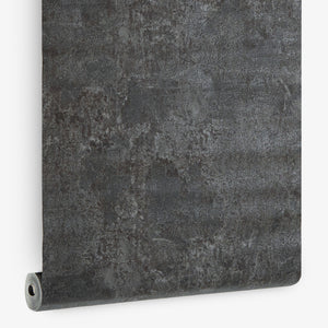 Papel de Colgadura Texturas | Graphite Microcement Wallpaper