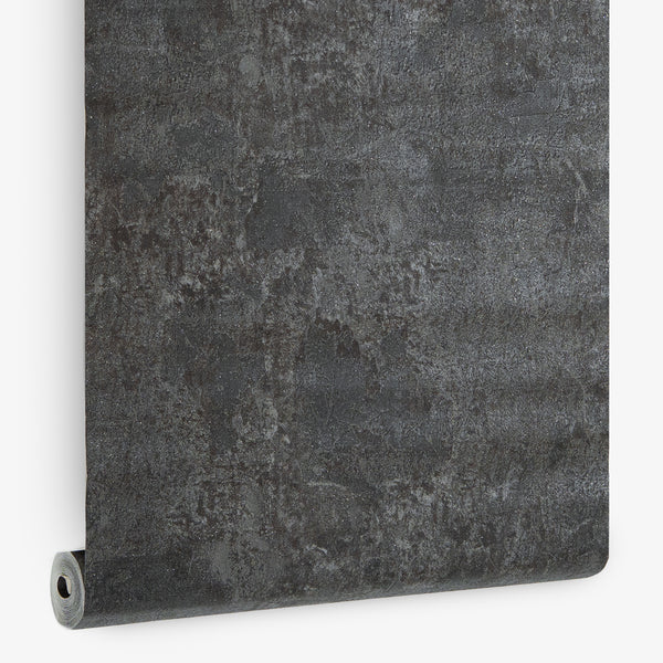 Papel de Colgadura Texturas | Graphite Microcement Wallpaper