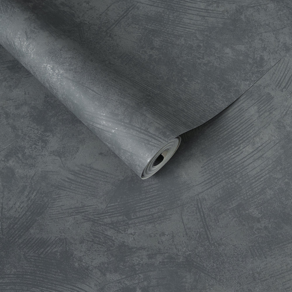 Papel de Colgadura Texturas | Graphite Stucco Wallpaper