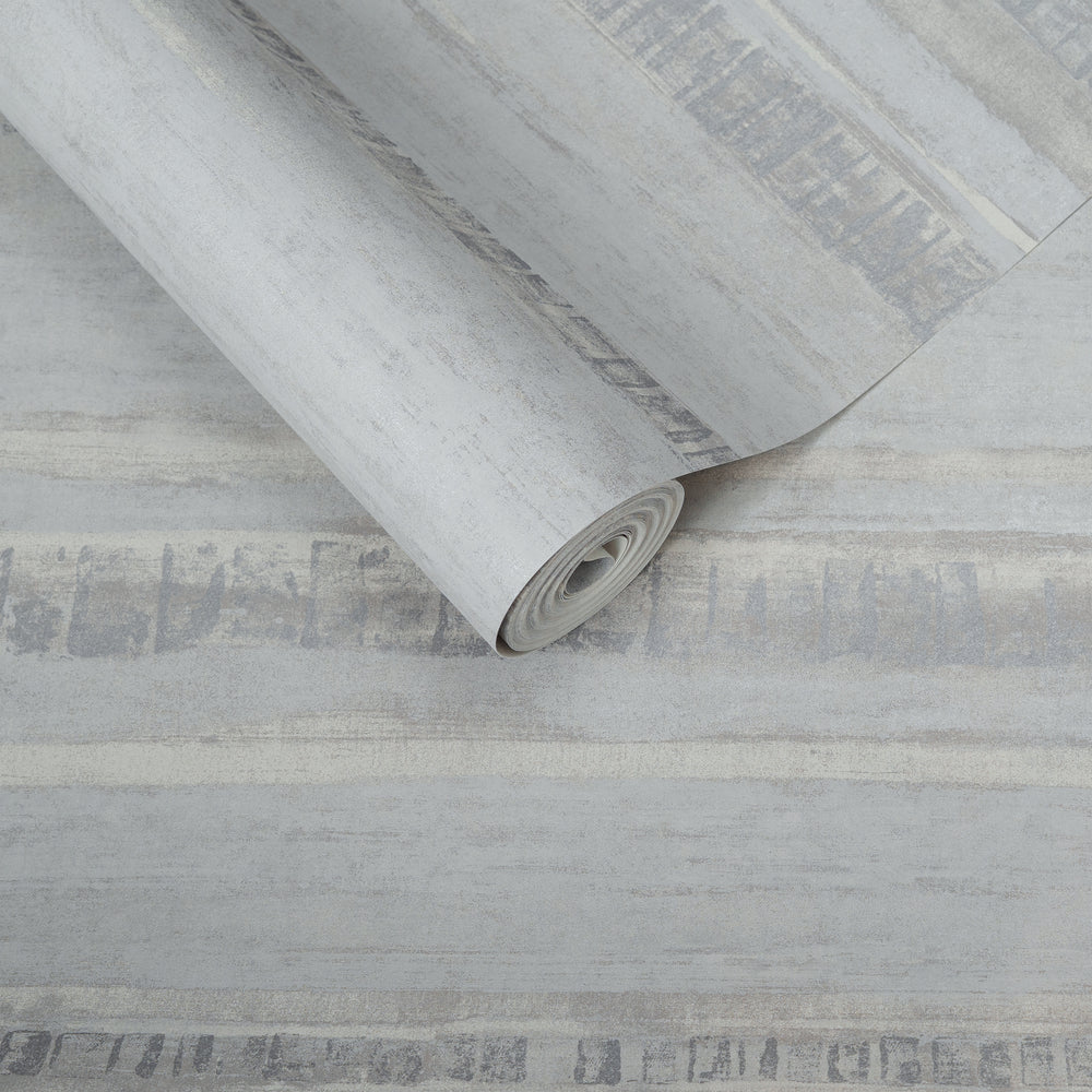 Papel de Colgadura Texturas | Cool Grey Strata Wallpaper