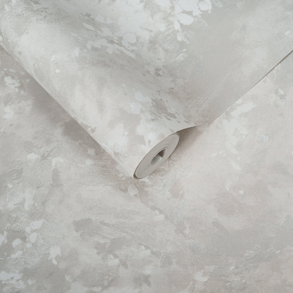 Papel de Colgadura Floral | Grey Watercolor Blossoms Wallpaper