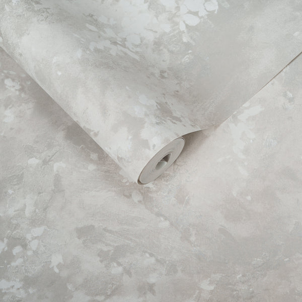 Papel de Colgadura Floral | Grey Watercolor Blossoms Wallpaper