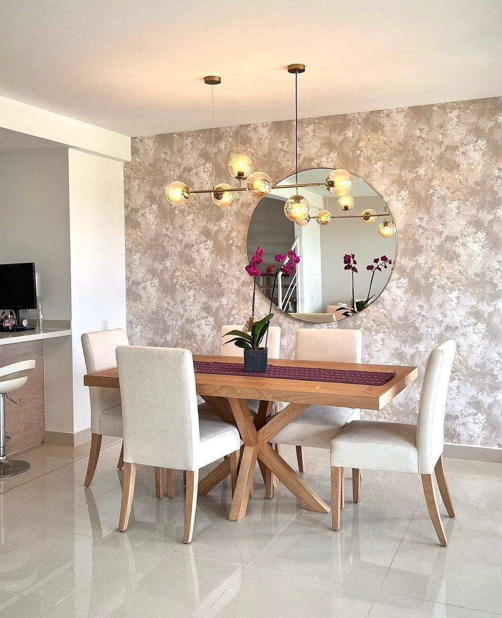 Papel de Colgadura Floral | Blush Watercolor Blossoms Wallpaper