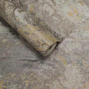 Papel de Colgadura Abstracto | Brown Marble Wallpaper