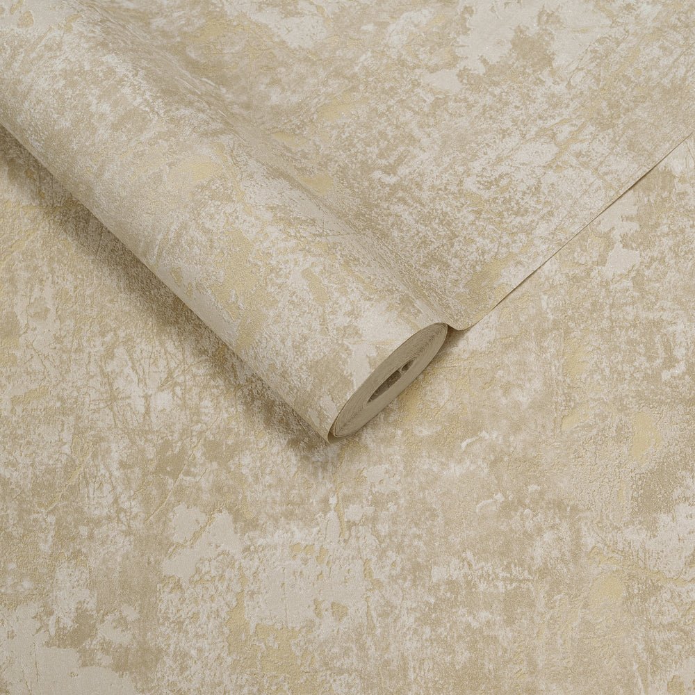 Papel de Colgadura Texturas | Champagne Microcement Wallpaper