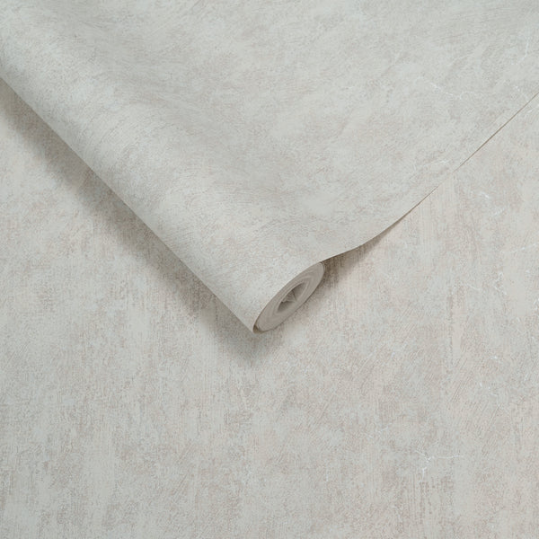 Papel de Colgadura Texturas | Warm Greige Concrete Mineral Wallpaper