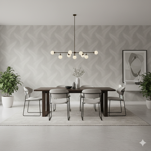 Papel de Colgadura Abstracto | Light Grey Ripple Wallpaper