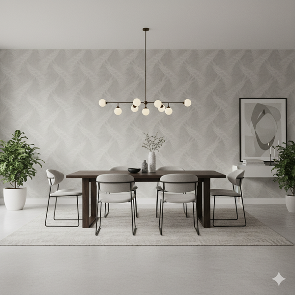 Papel de Colgadura Abstracto | Light Grey Ripple Wallpaper