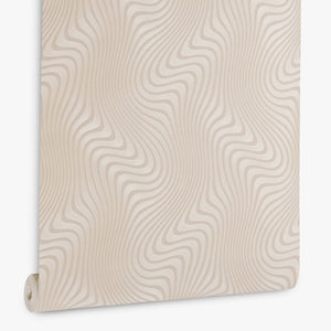 Papel de Colgadura Abstracto | Blush Ripple Wallpaper