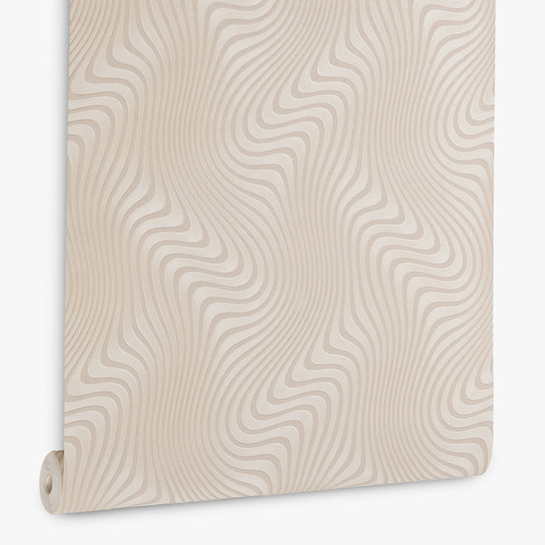 Papel de Colgadura Abstracto | Blush Ripple Wallpaper