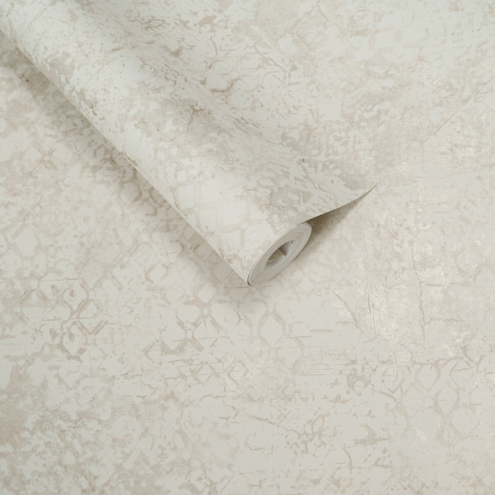 Papel de Colgadura Texturas | Greige Stucco Lattice Wallpaper
