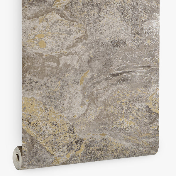 Papel de Colgadura Abstracto | Brown Marble Wallpaper