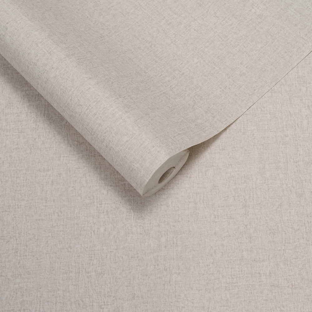 Papel de Colgadura Textil | Greige Linen Wallpaper