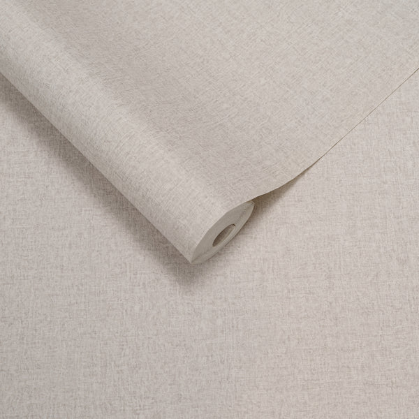 Papel de Colgadura Textil | Greige Linen Wallpaper
