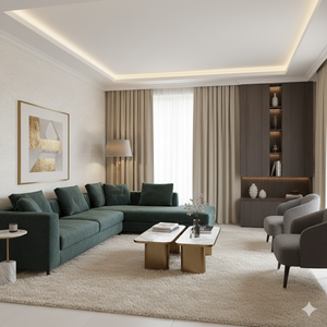 Papel de Colgadura Abstracto | Ivory Marble Wallpaper