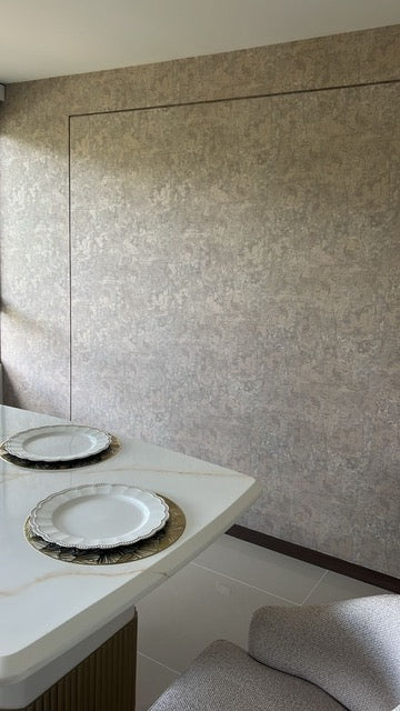 Papel de Colgadura Texturas | Taupe Microcement Wallpaper