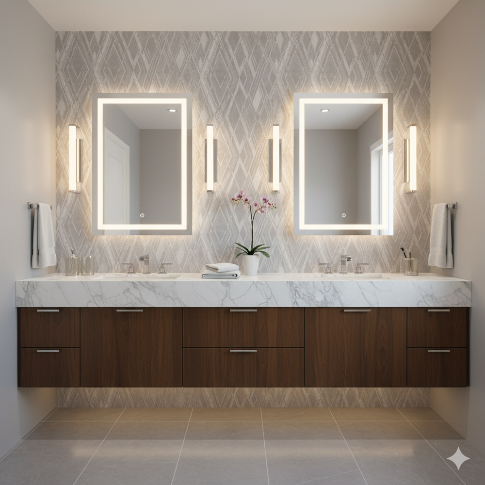 Papel de Colgadura Geométrico | Silver Diamond Wallpaper