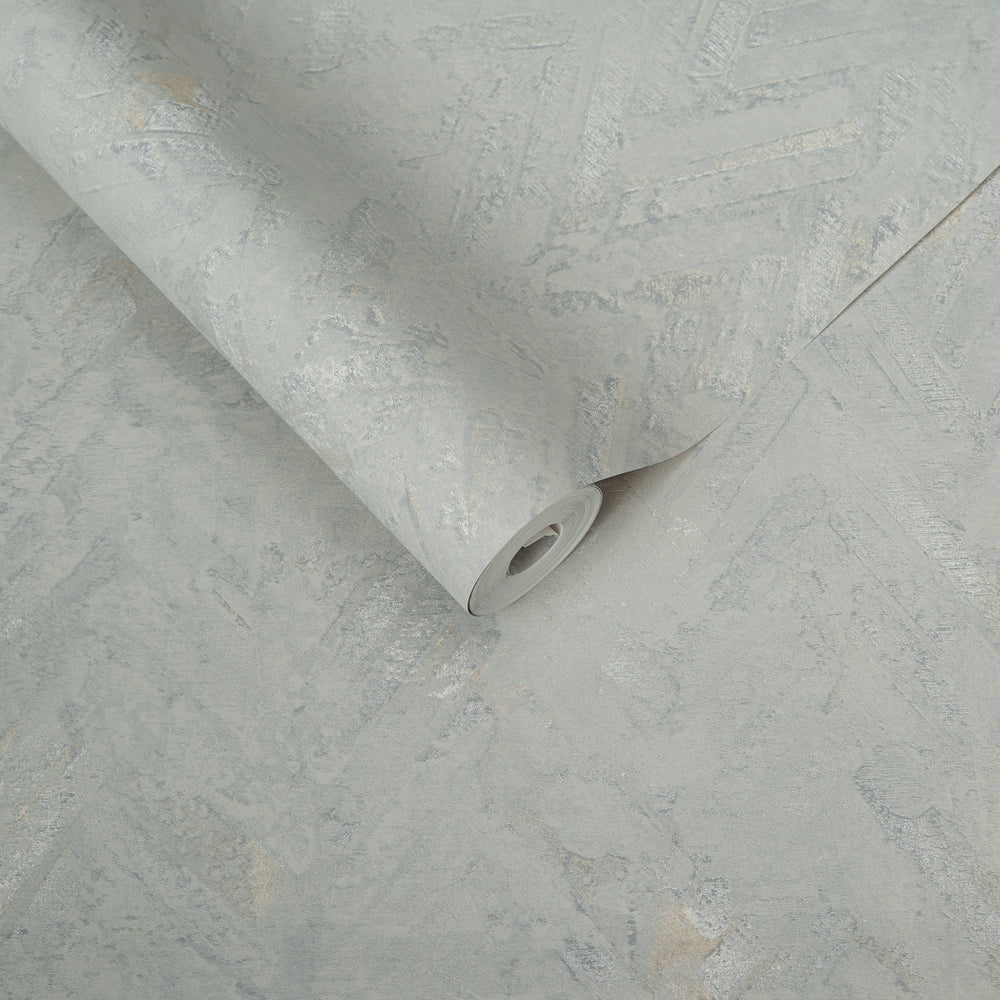 Papel de Colgadura Texturas | Grey Herringbone Wallpaper