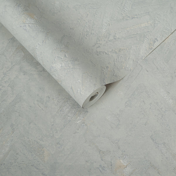 Papel de Colgadura Texturas | Grey Herringbone Wallpaper